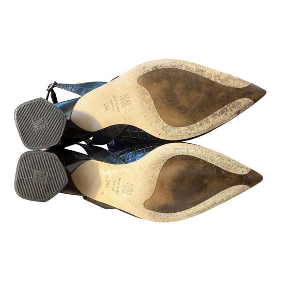 MM. LaFleur The Irene Slingback Heel Embossed Croc Women size 38.5 US 8 - Picture 8 of 8